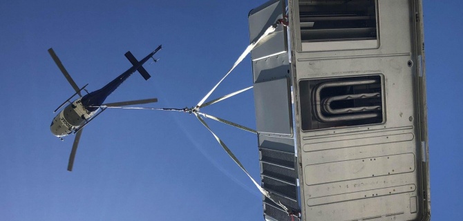 Helicopter Lifting Services Croatia | Heliwork up to 700 kg